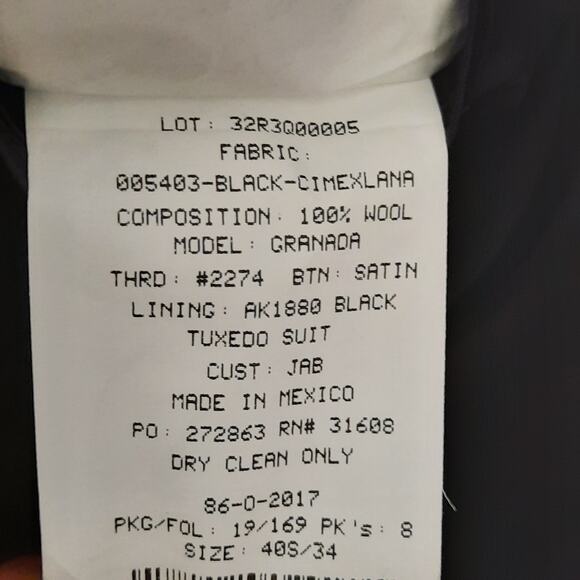 Jos. A. Bank Classic Black Sport Coat - Picture 6 of 10